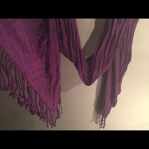Purple Silky Scarf